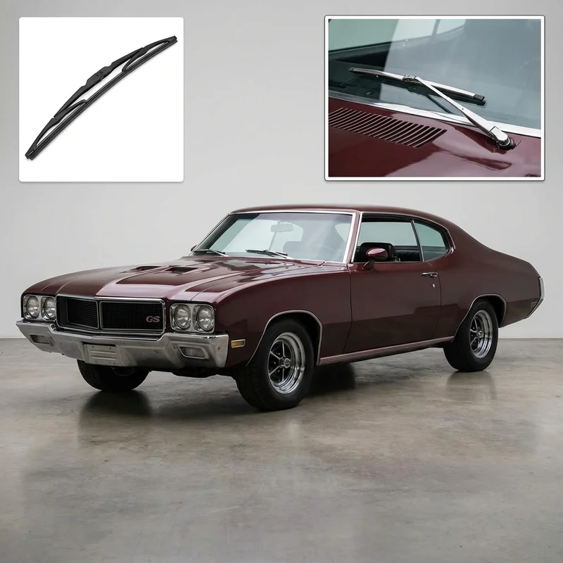 Driver Side Wiper Blade for Buick GS (1970 - 1972) - 1