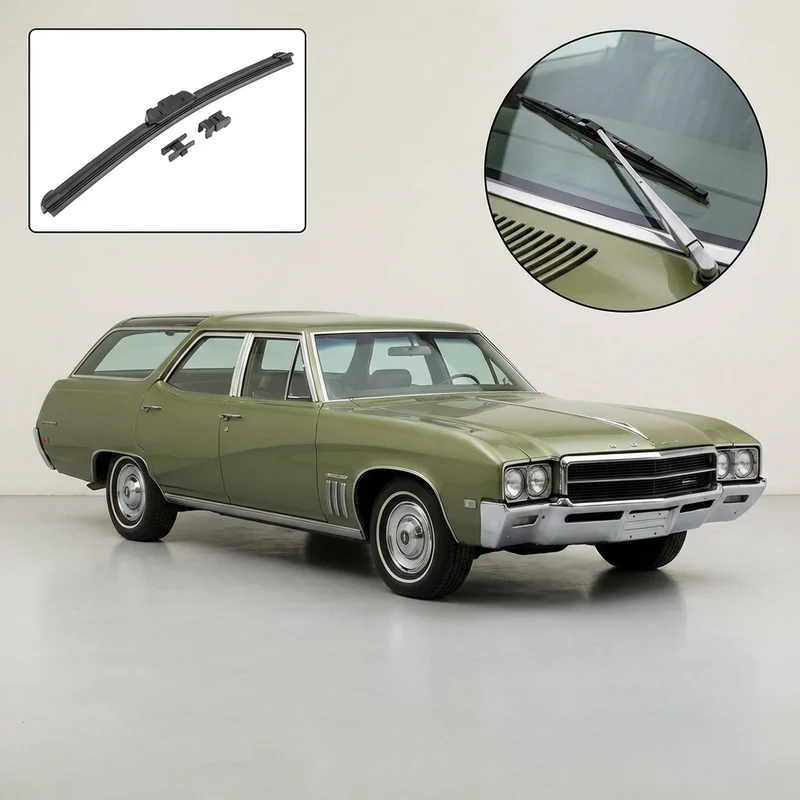Passenger Side Wiper Blade for Buick Sportwagon (1970 - 1972) - 1
