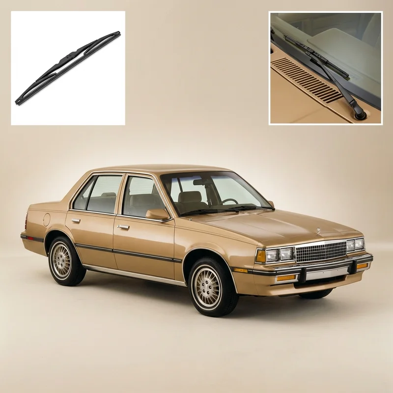 Driver Side Wiper Blade for Cadillac Cimarron (1982 - 1988) - 1