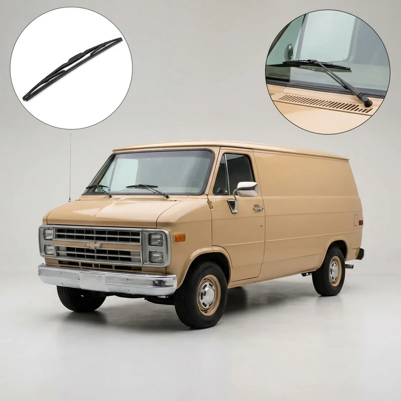 Driver Side Wiper Blade for Chevrolet G10 (1975 - 1995) - 1