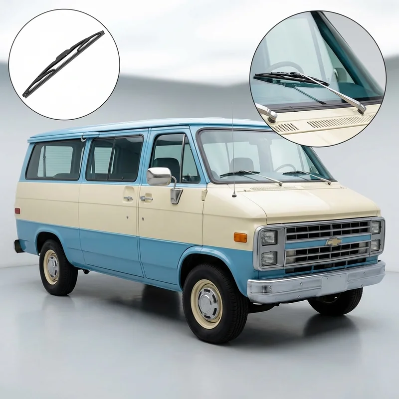 Passenger Side Wiper Blade for Chevrolet G10 (1975 - 1995) - 1