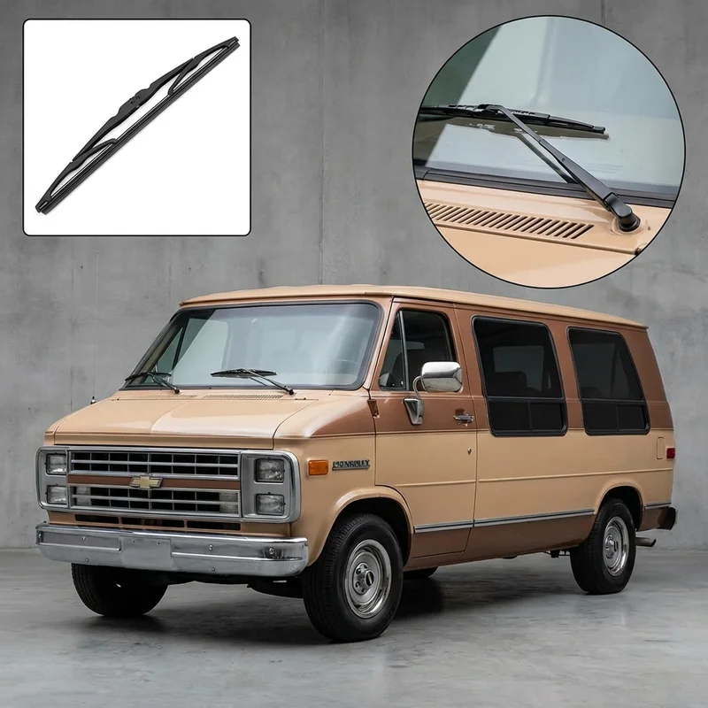 Driver Side Wiper Blade for Chevrolet G20 (1975 - 1995) - 1