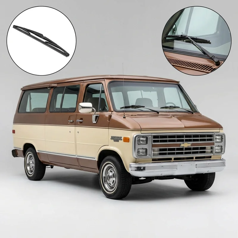 Passenger Side Wiper Blade for Chevrolet G20 (1975 - 1995) - 1