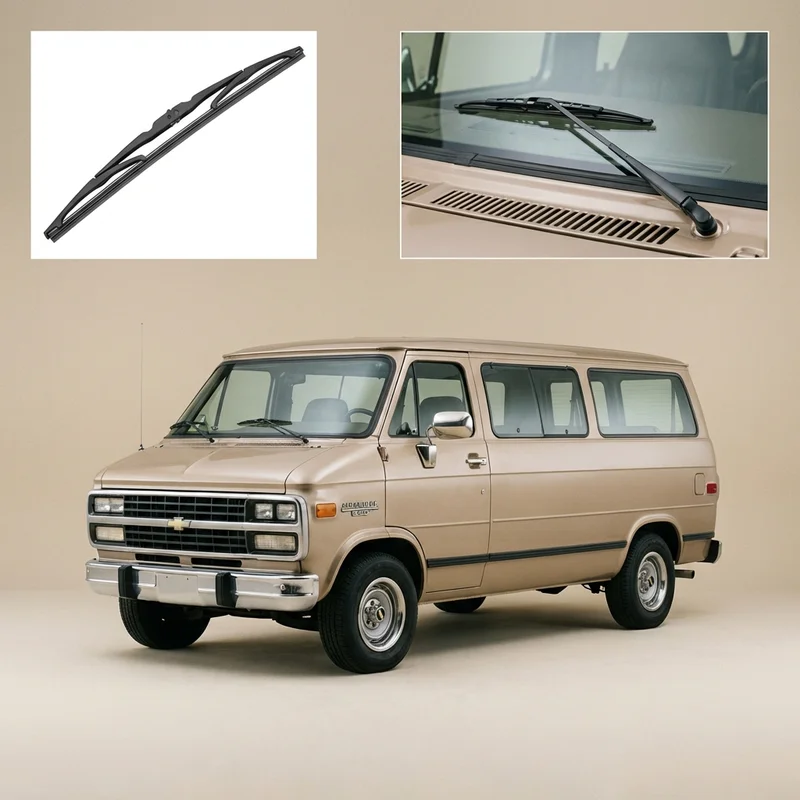 Passenger Side Wiper Blade for Chevrolet G30 (1975 - 2002) - 1
