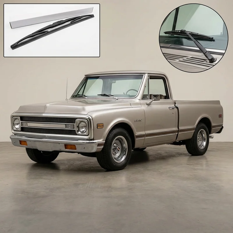 Driver Side Wiper Blade for Chevrolet K10 (1975 - 1986) - 1