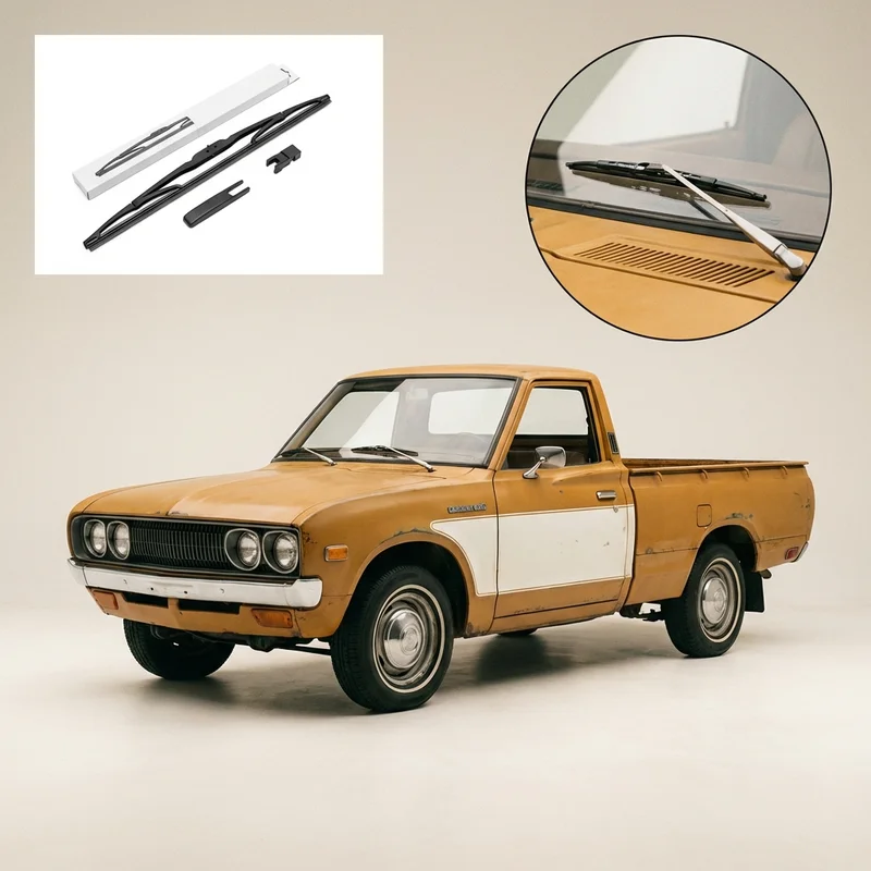 Passenger Side Wiper Blade for Datsun Pickup (1965 - 1983) - 1
