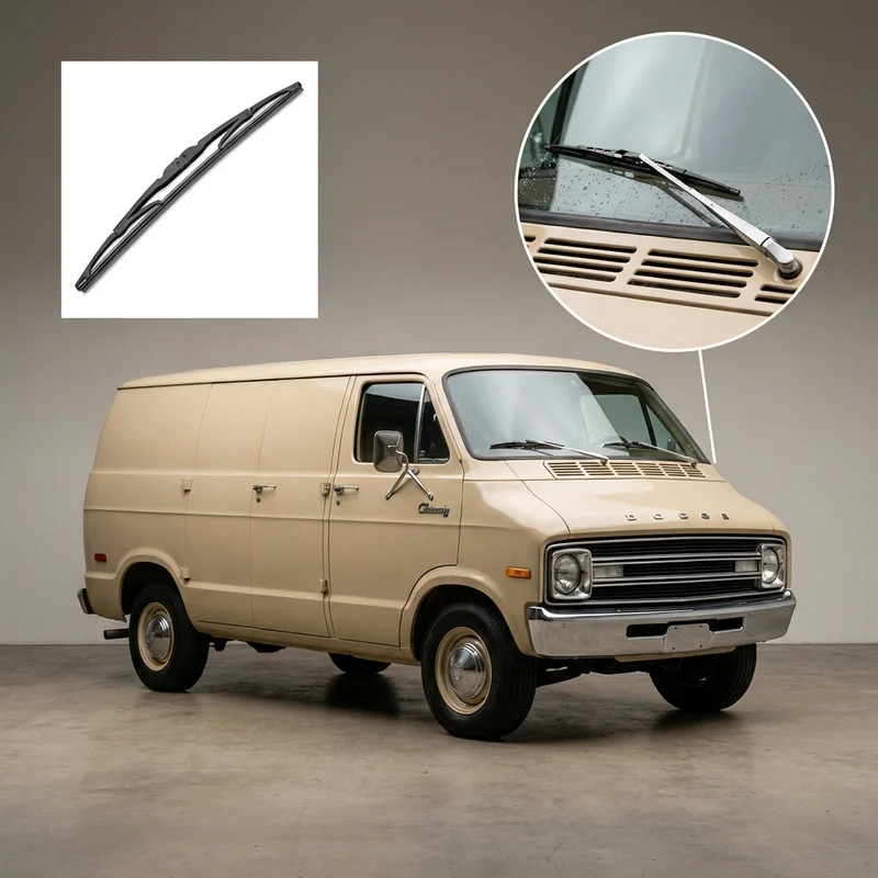 Passenger Side Wiper Blade for Dodge CB300 (1974 - 1980) - 1