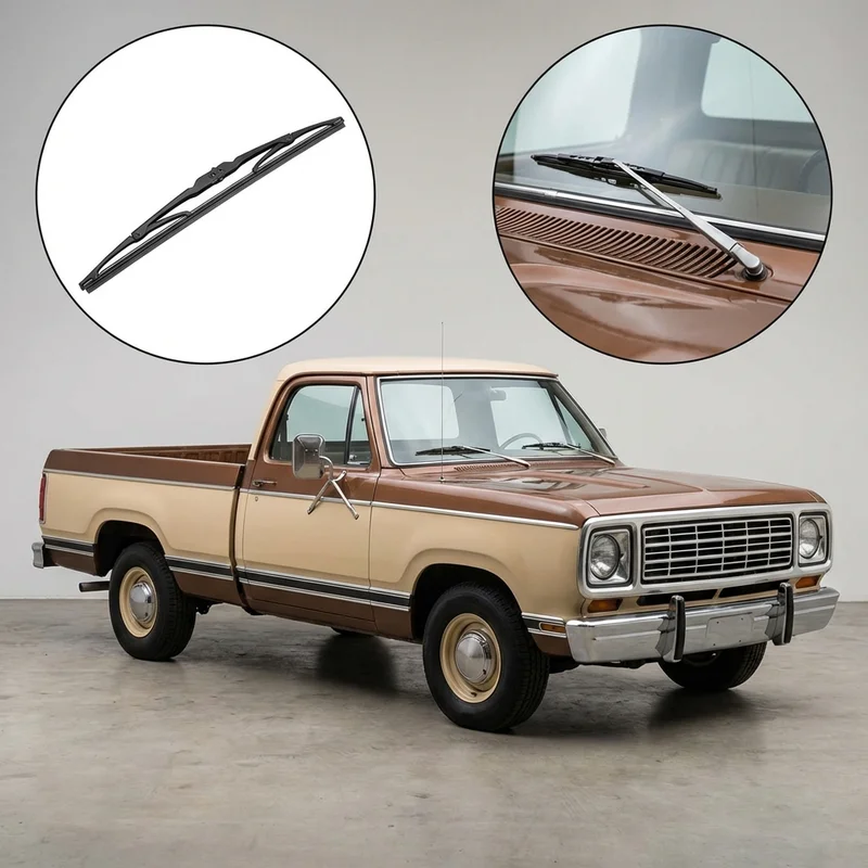 Passenger Side Wiper Blade for Dodge RD200 (1978 - 1980) - 1