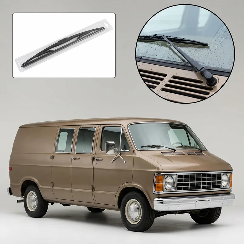 Driver Side Wiper Blade for Dodge RM300 (1974 - 1974) - 1