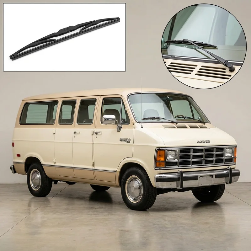 Passenger Side Wiper Blade for Dodge RM300 (1974 - 1974) - 1