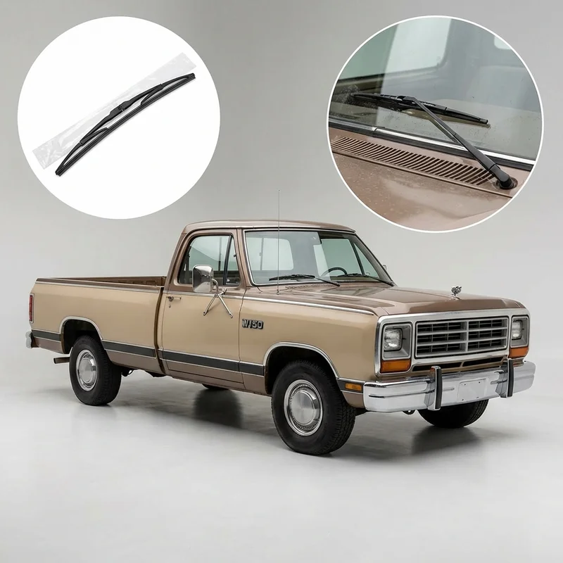 Driver Side Wiper Blade for Dodge W150 (1977 - 1993) - 1