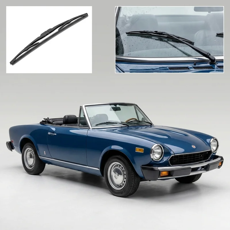 Driver Side Wiper Blade for Fiat 124 (1966 - 1983) - 1