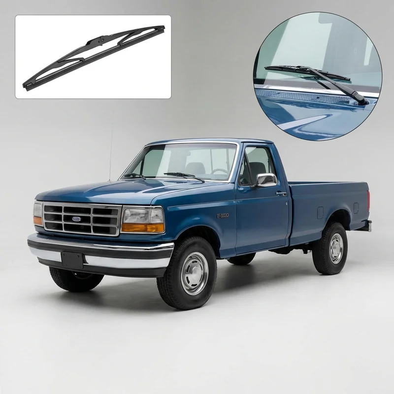 Passenger Side Wiper Blade for Ford F-500 (1975 - 1977) - 1