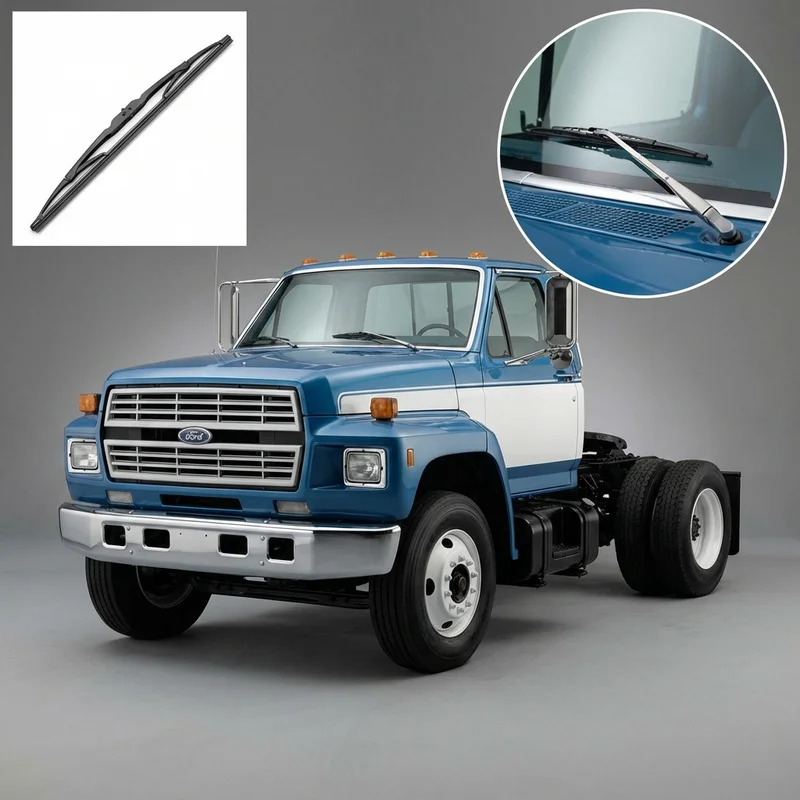 Passenger Side Wiper Blade for Ford FT8000 (1983 - 1987) - 1