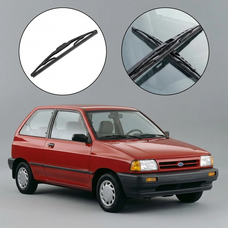 Driver Side Wiper Blade for Ford Festiva (1988 - 1993) - 1