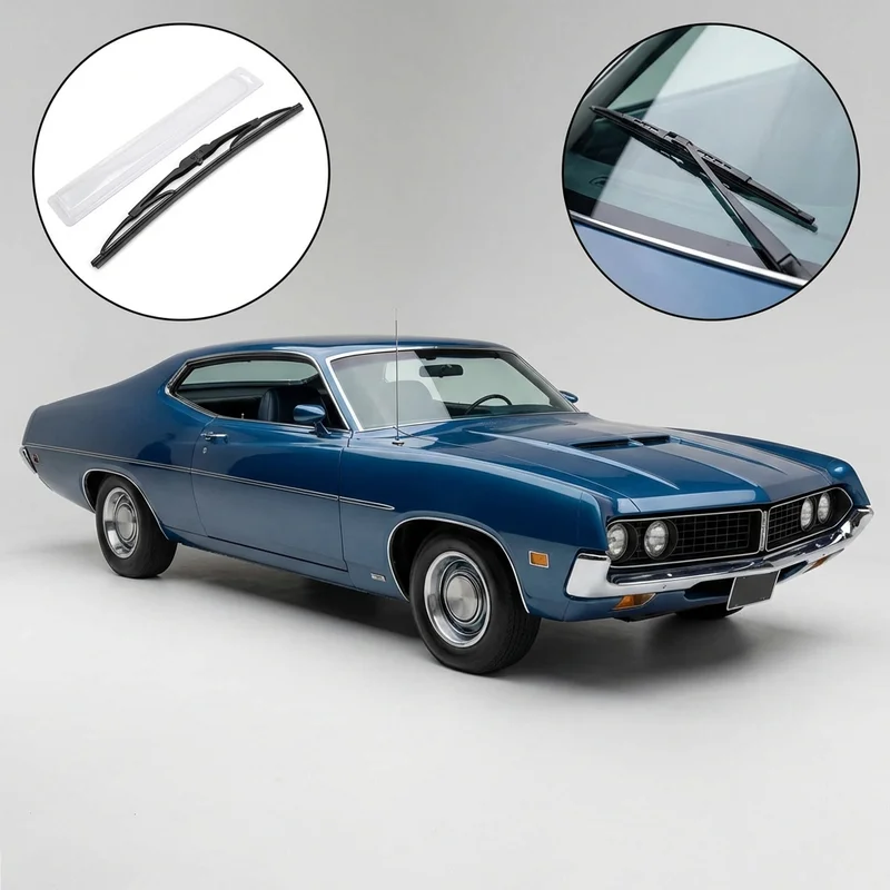 Passenger Side Wiper Blade for Ford Torino (1970 - 1976) - 1