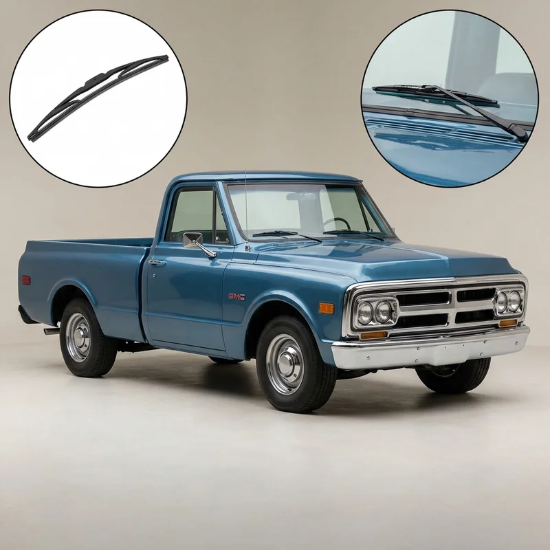 Driver Side Wiper Blade for GMC K1000 (1966 - 1966) - 1