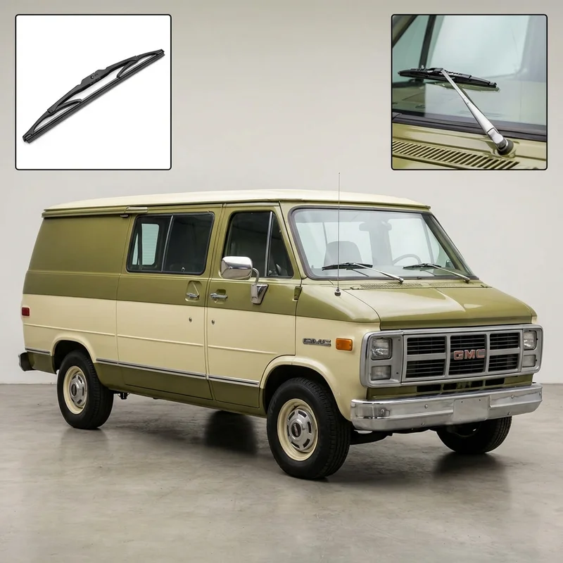 Passenger Side Wiper Blade for GMC P25 (1975 - 1978) - 1