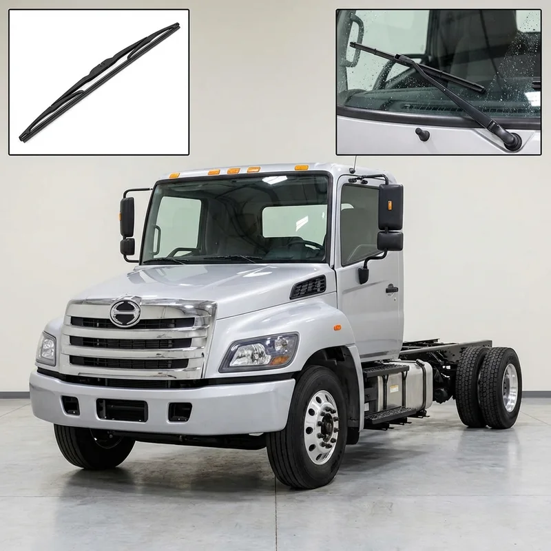 ใบปัดน้ำฝนฝั่งผู้โดยสาร สำหรับ Hino 185 (2005 - 2010) - 1