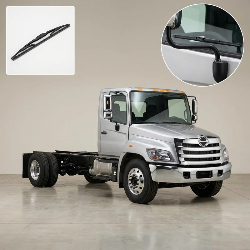 Passenger Side Wiper Blade for Hino 258 (2006 - 2020) - 1