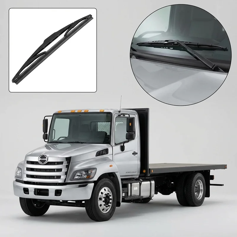 Passenger Side Wiper Blade for Hino 258LP (2006 - 2014) - 1
