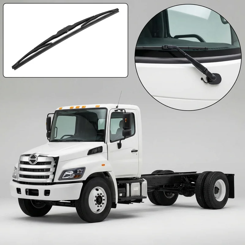 Passenger Side Wiper Blade for Hino 268A (2008 - 2014) - 1