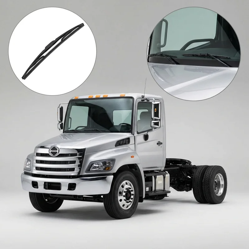 ใบปัดน้ำฝนฝั่งผู้โดยสาร สำหรับ Hino 338 (2005 - 2020) - 1