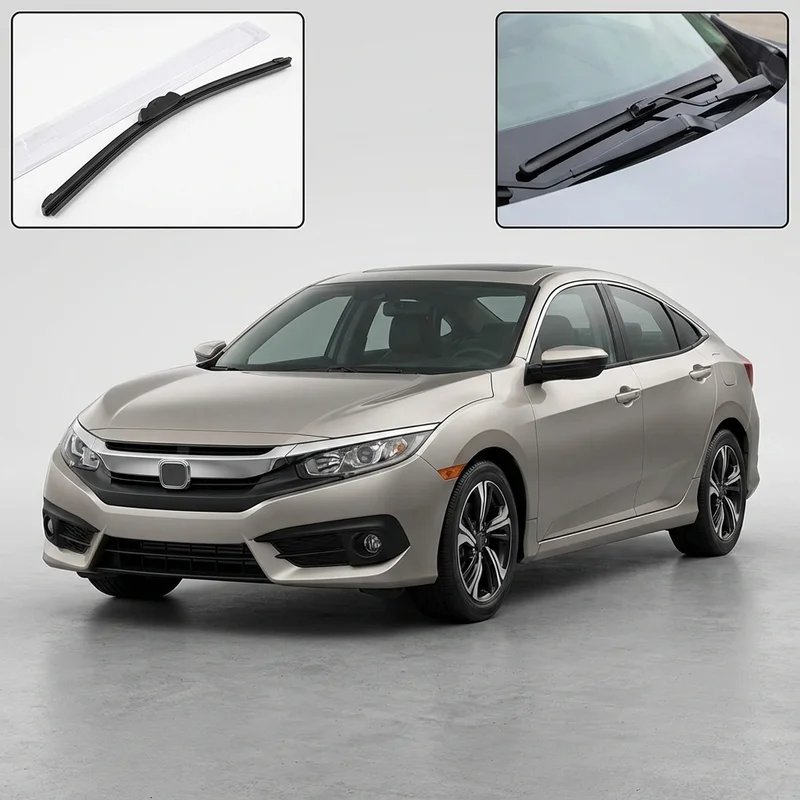 Passenger Side Wiper Blade for Honda Civic (1973 - 2025) - 1