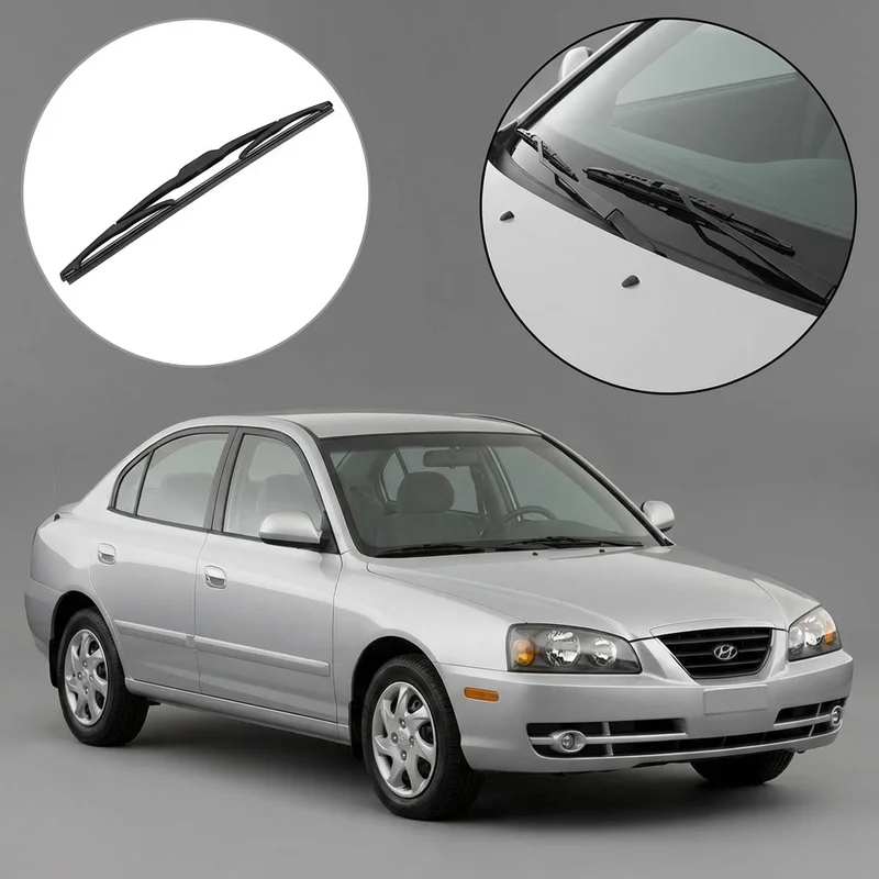 Passenger Side Wiper Blade for Hyundai Elantra (1992 - 2025) - 1