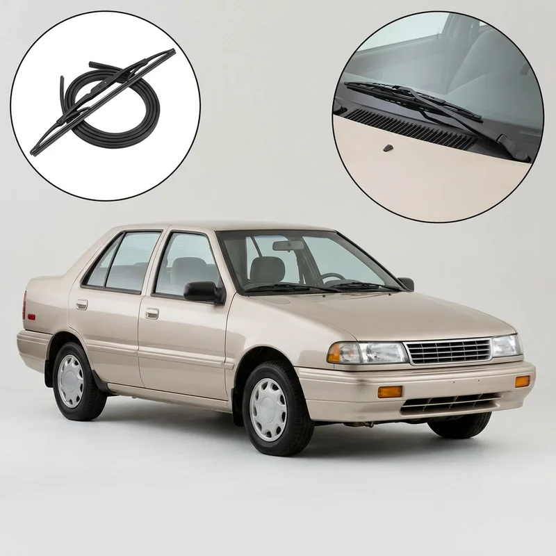 Passasjerside vindusvisker for Hyundai Excel (1986 - 1994) - 1