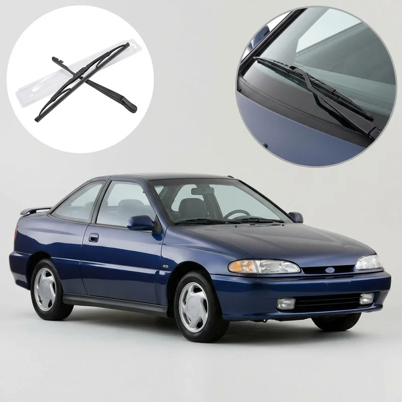 Driver Side Wiper Blade for Hyundai Scoupe (1991 - 1995) - 1