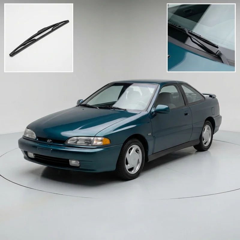 Passenger Side Wiper Blade for Hyundai Scoupe (1991 - 1995) - 1