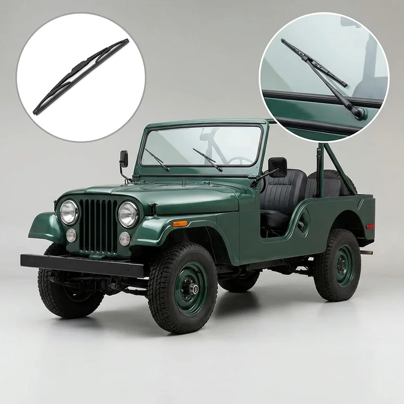 Førerside viskerblad til Jeep CJ6 (1969 - 1975) - 1
