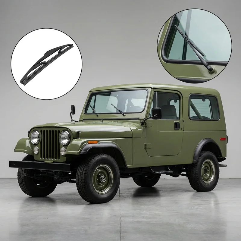 Passagerside viskerblad til Jeep CJ6 (1969 - 1975) - 1