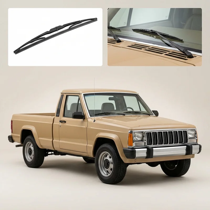 Driver Side Wiper Blade for Jeep Comanche (1986 - 1992) - 1