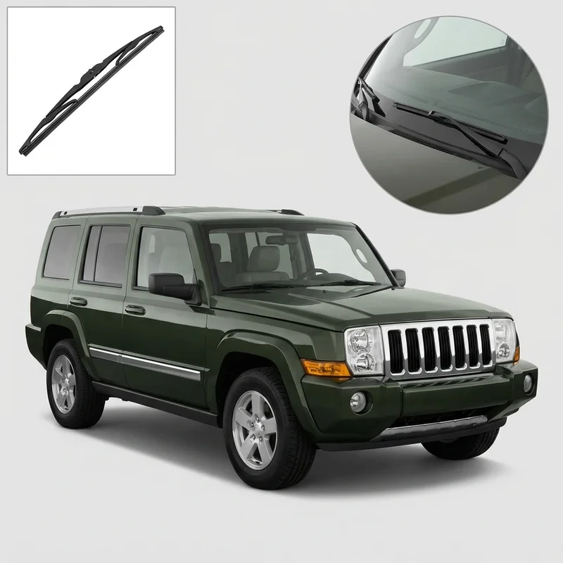 Driver Side Wiper Blade for Jeep Commander (2006 - 2010) - 1
