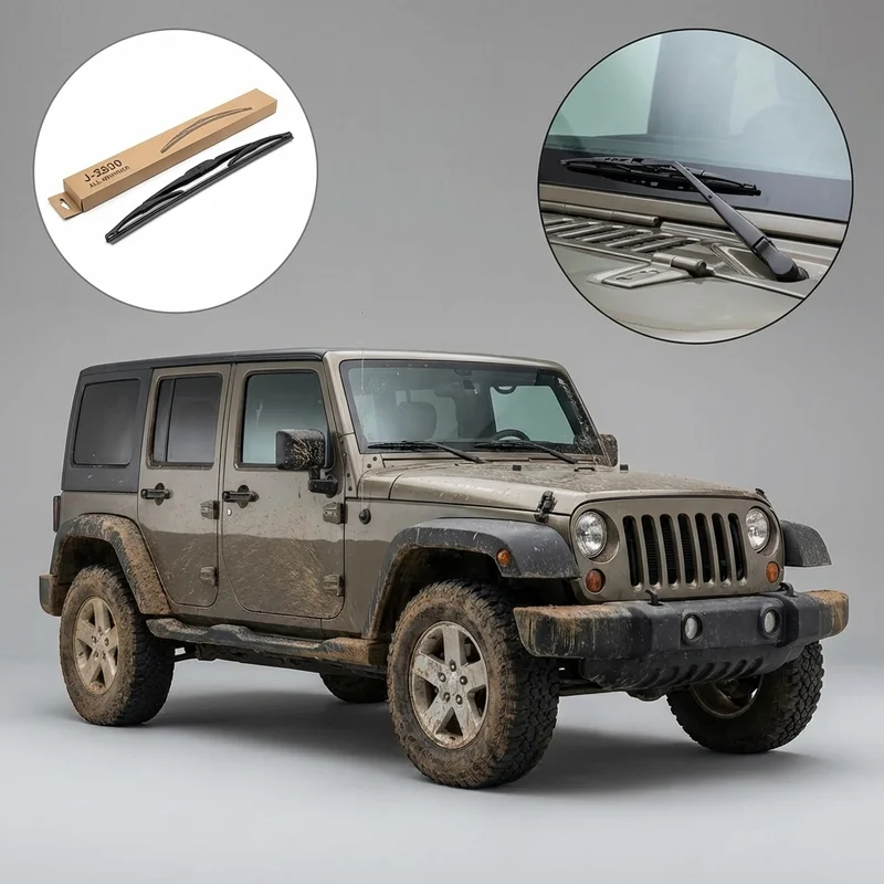 Passenger Side Wiper Blade for Jeep J-2500 (1970 - 1973) - 1