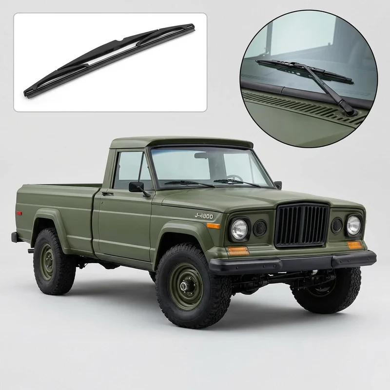 Driver Side Wiper Blade for Jeep J-4800 (1970 - 1973) - 1