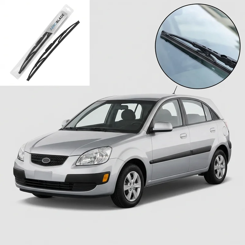 Passenger Side Wiper Blade for Kia Rio5 (2006 - 2011) - 1