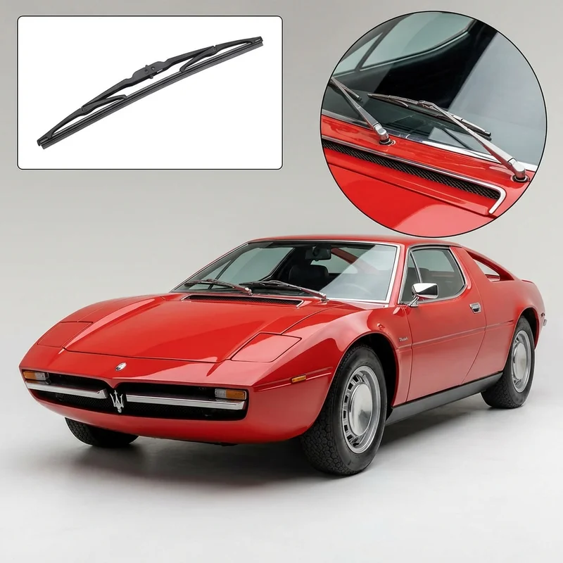 Passenger Side Wiper Blade for Maserati Merak (1972 - 1982) - 1