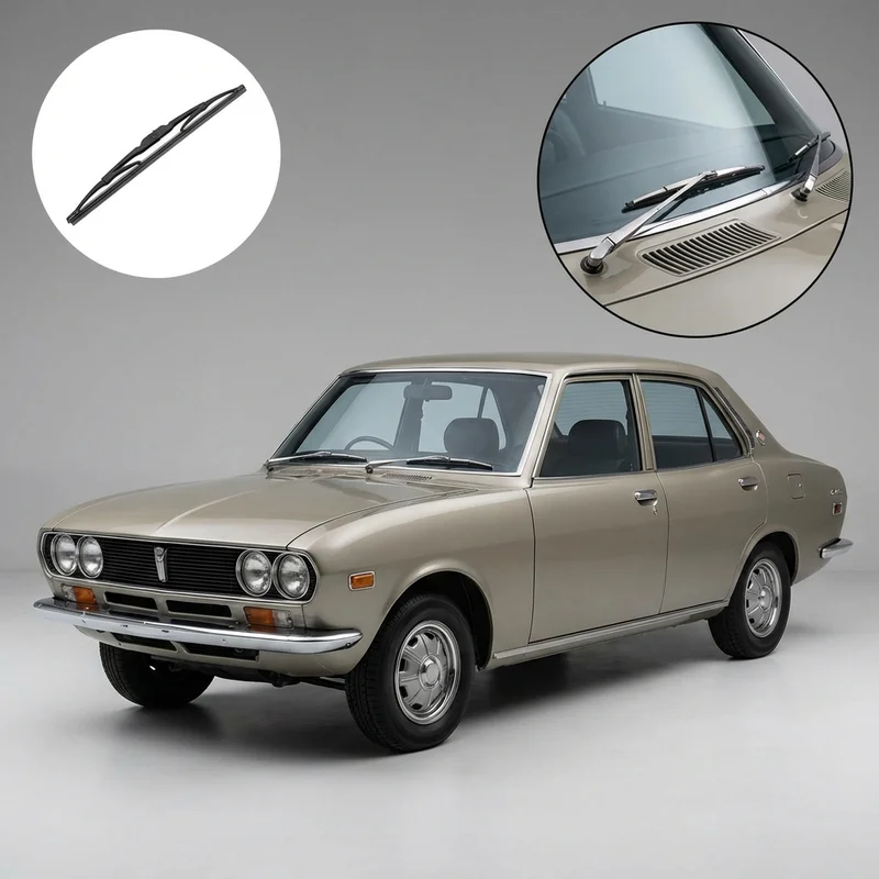 Driver Side Wiper Blade for Mazda 616 (1970 - 1971) - 1