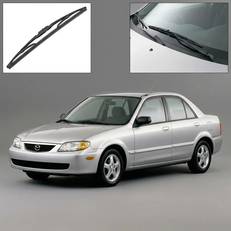 Passenger Side Wiper Blade for Mazda Protege (1990 - 2003) - 1