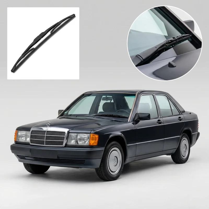 Passenger Side Wiper Blade for Mercedes-Benz 190D (1984 - 1989) - 1