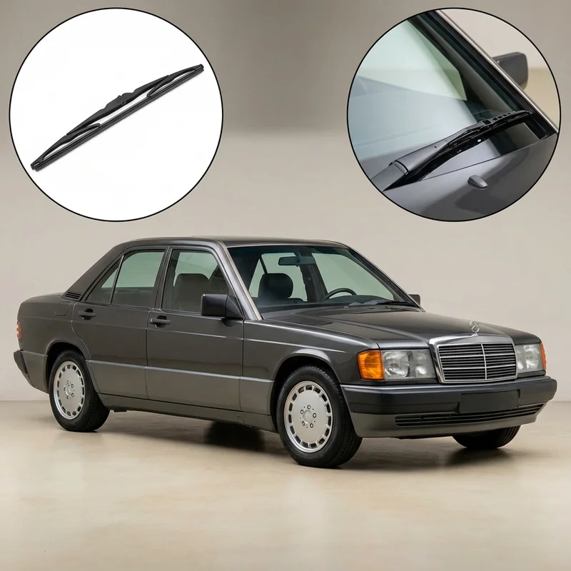 Driver Side Wiper Blade for Mercedes-Benz 190E (1984 - 1993) - 1