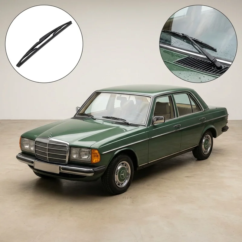 Passenger Side Wiper Blade for Mercedes-Benz 200 (1966 - 1967) - 1