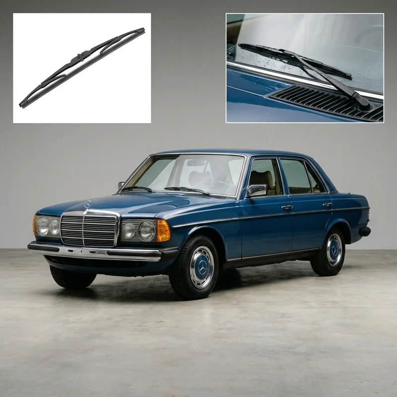 Driver Side Wiper Blade for Mercedes-Benz 200D (1966 - 1973) - 1