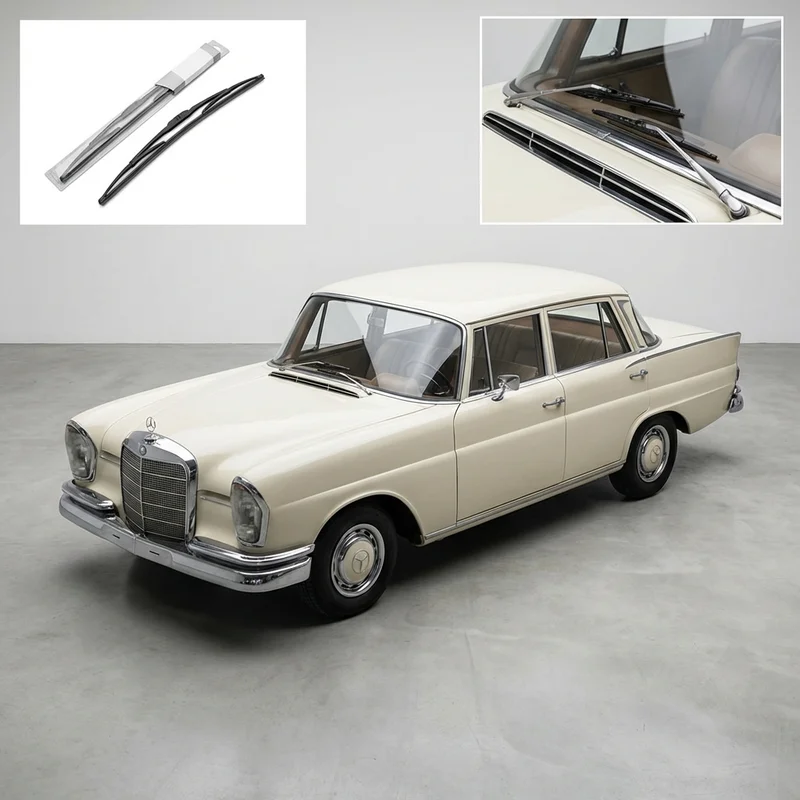 Driver Side Wiper Blade for Mercedes-Benz 220 (1966 - 1973) - 1