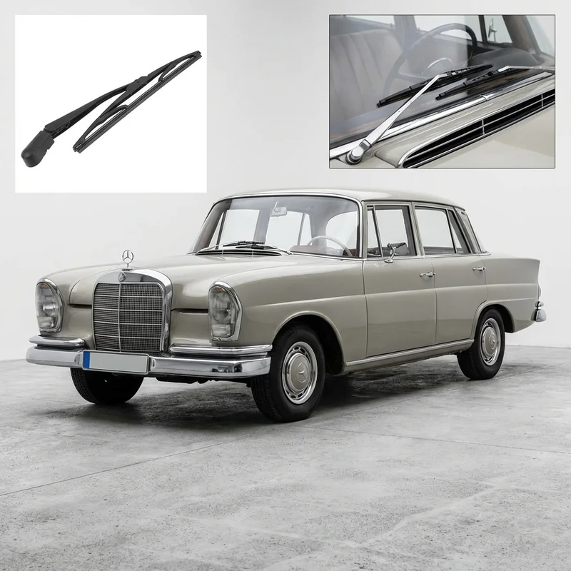 Passenger Side Wiper Blade for Mercedes-Benz 220 (1966 - 1973) - 1