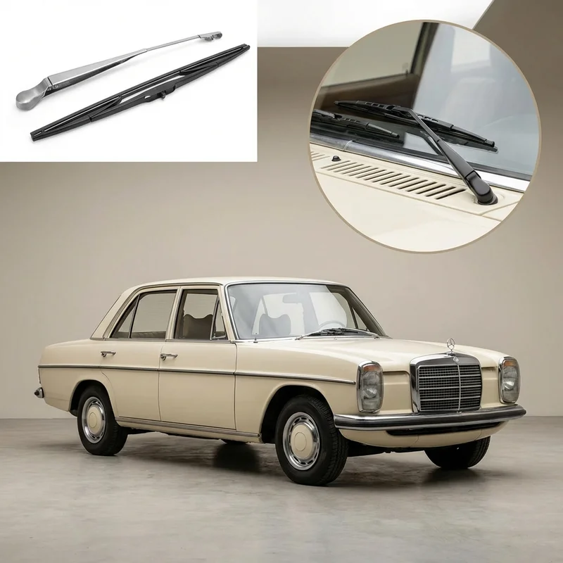 Passenger Side Wiper Blade for Mercedes-Benz 220D (1970 - 1973) - 1