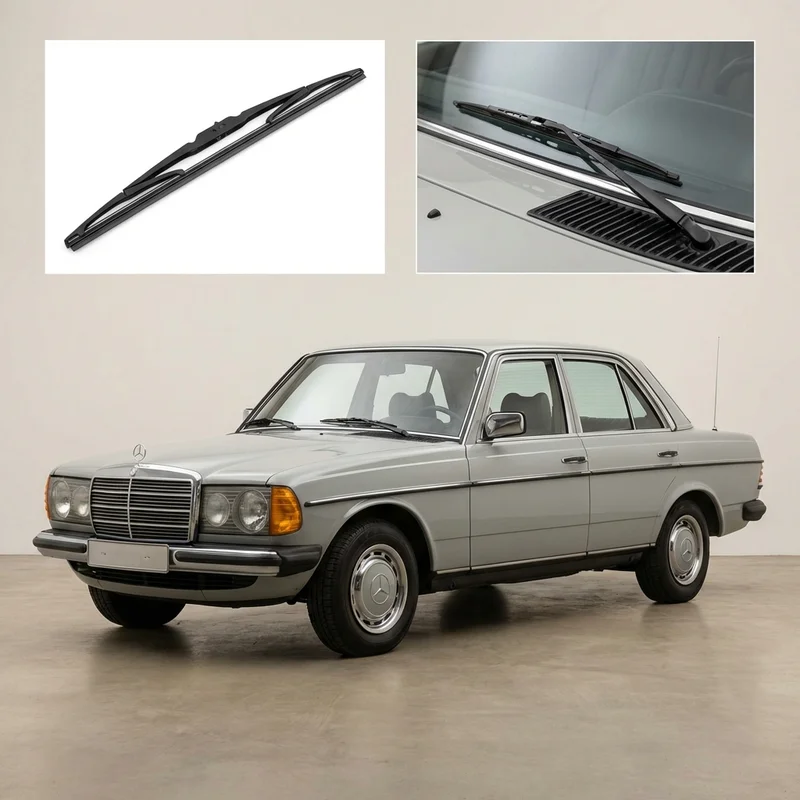 Pasažiera puses logu tīrītāja slotiņa Mercedes-Benz 230 (1966 - 1978) - 1